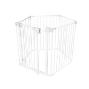 Poarta de siguranta transformabila in tarc modular cu 5 panouri, model configurabil, guradian 6 white lvtk5903796013849