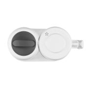 Aparat de gatit, Lionelo, BabyMenu, 5 in 1, Cu functii de gatire la abur, dezghetare, amestecare, incalzire si sterilizare, Cu recipient din tritan, Include meniu cu retete, Personalizare setari, Alb BYNLOC-BABYMENU