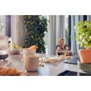 Aparat de gatit, Lionelo, BabyMenu, 5 in 1, Cu functii de gatire la abur, dezghetare, amestecare, incalzire si sterilizare, Cu recipient din tritan, Include meniu cu retete, Personalizare setari, Alb BYNLOC-BABYMENU