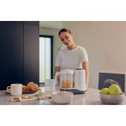Aparat de gatit, Lionelo, BabyMenu, 5 in 1, Cu functii de gatire la abur, dezghetare, amestecare, incalzire si sterilizare, Cu recipient din tritan, Include meniu cu retete, Personalizare setari, Alb BYNLOC-BABYMENU