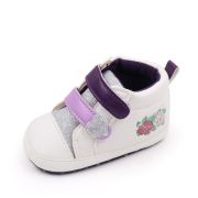 Ghetute albe cu argintiu si mov pentru fetite - roses mdbhx3174-2-p13