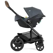 Joie - carucior pentru copii multifunctional 3 in 1 chrome dlx moonlight (carucior chrome dlx + landou moonlight + scoica i-snug moonlight) bbbt1201gamnl000