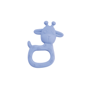 Jucarie Senzoriala Pentru Dentitie Din Silicon,    Giraffe Party   - Blue Pjb19033
