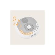 Lampa de veghe, Lionelo, BabyNap, 2 in 1, Wireless, Cu sunete si melodii de leagan, Cu 11 culori si 3 niveluri de luminozitate, Cu functie LoveBeat, Alb BYNLOC-BABYNAP