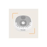 Lampa de veghe, Lionelo, BabyNap, 2 in 1, Wireless, Cu sunete si melodii de leagan, Cu 11 culori si 3 niveluri de luminozitate, Cu functie LoveBeat, Alb BYNLOC-BABYNAP