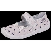 Pantofiori gri cu fundite vig300