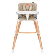 Scaun de masa, Lionelo, Koen, Din fag, 2 in 1, Transformabil, Sustine 30 kg, 6 luni+, Conform cu standardul european de securitate EN14988, Bej BYNLO-KOEN_BEIGE_SAND