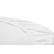 Cearceaf cu elastic, New Baby, Pentru landou, Din Bumbac, 35 x 75 cm, 0 luni+, Grey BYN47984