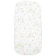 Cearceaf cu elastic, New Baby, Pentru landou, Din Bumbac certificat Oeko-Tex 100, 35 x 75 cm, 0 luni+, Goose BYN56524