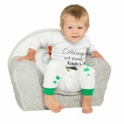 Fotoliu din burete, New Baby, Pentru copii, Din tesatura minky, 9 luni - 5 ani, Cu Husa detasabila, Fox Mint BYN37887
