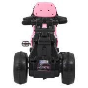 Motocicleta electrica 3 in 1, hl108, roti si scaun din plastic, 78x39x59 cm, putere 20w - roz edeedipa.hl108.roz