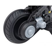 Motocicleta electrica future qls-805, roti din plastic + 2 roti ajutatoare, 88x46x56 cm, putere 25w - alb edeedipa.qls-805.bia