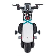 Motocicleta electrica future qls-805, roti din plastic + 2 roti ajutatoare, 88x46x56 cm, putere 25w - alb edeedipa.qls-805.bia