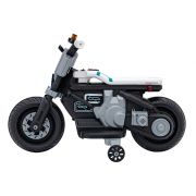 Motocicleta electrica future qls-805, roti din plastic + 2 roti ajutatoare, 88x46x56 cm, putere 25w - alb edeedipa.qls-805.bia