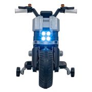 Motocicleta electrica future qls-805, roti din plastic + 2 roti ajutatoare, 88x46x56 cm, putere 25w - alb edeedipa.qls-805.bia