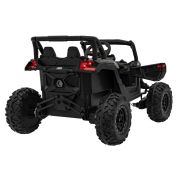 Atv electric cu telecomanda buggy defend 4 x 4 jh-105, roti eva, scaun tapitat, 106x75x59 cm, putere 140w - negru edeedipa.jh-105.cz