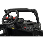 Atv electric cu telecomanda buggy defend 4 x 4 jh-105, roti eva, scaun tapitat, 106x75x59 cm, putere 140w - negru edeedipa.jh-105.cz