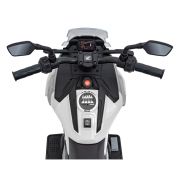 Motocicleta electrica honda nc750x, roti si scaun din plastic, 103x41x74 cm, putere 70w - alb edeedipa.tr2306.bia
