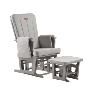 Onino - fotoliu reglabill pentru alaptare, cu suport de picioare inclus, calm.me classic, pearl gray bbbtf19ts