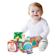 WINFUN SET 4 CUBURI STIVUIBILE DIN MATERIAL TEXTIL VIVWin000178