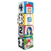 WINFUN SET 4 CUBURI STIVUIBILE DIN MATERIAL TEXTIL VIVWin000178