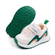 Adidasi albi cu verde - valuri mdmy2306-2-c
