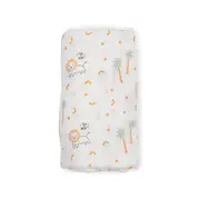 Muselina Din Bumbac Si Bambus, Scutec Sau Paturica Multifunctionala, Nairobi Mustard, 120 X 120 Cm Pjb32na41-048