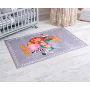 Set Lenjerie MyKids Montessori 8 Piese PS110 95x195 cm +  Covoras Mykids Carpet VP26 160x100 cm 00081953