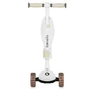 Trotineta, Lionelo, Franky, Multifunctionala, Pliabila, Pana la 50 kg, Bicicleta cu 3 roti si trotineta de echilibru, Ghidon reglabil, Sezut detasabil, Roti cu LED, Conform cu EN71, EN62115, 12 luni+, Bej BYNLO-FRANKY_BEIGE
