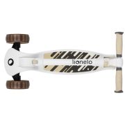 Trotineta, Lionelo, Franky, Multifunctionala, Pliabila, Pana la 50 kg, Bicicleta cu 3 roti si trotineta de echilibru, Ghidon reglabil, Sezut detasabil, Roti cu LED, Conform cu EN71, EN62115, 12 luni+, Bej BYNLO-FRANKY_BEIGE