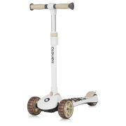 Trotineta, Lionelo, Franky, Multifunctionala, Pliabila, Pana la 50 kg, Bicicleta cu 3 roti si trotineta de echilibru, Ghidon reglabil, Sezut detasabil, Roti cu LED, Conform cu EN71, EN62115, 12 luni+, Bej BYNLO-FRANKY_BEIGE