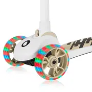 Trotineta, Lionelo, Franky, Multifunctionala, Pliabila, Pana la 50 kg, Bicicleta cu 3 roti si trotineta de echilibru, Ghidon reglabil, Sezut detasabil, Roti cu LED, Conform cu EN71, EN62115, 12 luni+, Bej BYNLO-FRANKY_BEIGE