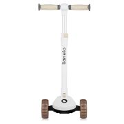 Trotineta, Lionelo, Franky, Multifunctionala, Pliabila, Pana la 50 kg, Bicicleta cu 3 roti si trotineta de echilibru, Ghidon reglabil, Sezut detasabil, Roti cu LED, Conform cu EN71, EN62115, 12 luni+, Bej BYNLO-FRANKY_BEIGE