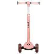 Trotineta, Lionelo, Franky, Multifunctionala, Pliabila, Pana la 50 kg, Bicicleta cu 3 roti si trotineta de echilibru, Ghidon reglabil, Sezut detasabil, Roti cu LED, Conform cu EN71, EN62115, 12 luni+, Roz BYNLO-FRANKY_PINK_ROSE