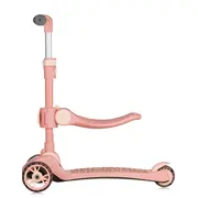 Trotineta, Lionelo, Franky, Multifunctionala, Pliabila, Pana la 50 kg, Bicicleta cu 3 roti si trotineta de echilibru, Ghidon reglabil, Sezut detasabil, Roti cu LED, Conform cu EN71, EN62115, 12 luni+, Roz BYNLO-FRANKY_PINK_ROSE
