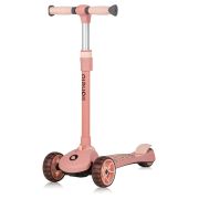 Trotineta, Lionelo, Franky, Multifunctionala, Pliabila, Pana la 50 kg, Bicicleta cu 3 roti si trotineta de echilibru, Ghidon reglabil, Sezut detasabil, Roti cu LED, Conform cu EN71, EN62115, 12 luni+, Roz BYNLO-FRANKY_PINK_ROSE