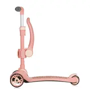 Trotineta, Lionelo, Franky, Multifunctionala, Pliabila, Pana la 50 kg, Bicicleta cu 3 roti si trotineta de echilibru, Ghidon reglabil, Sezut detasabil, Roti cu LED, Conform cu EN71, EN62115, 12 luni+, Roz BYNLO-FRANKY_PINK_ROSE