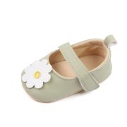 Pantofi verzi cu floare pentru bebelusi chbz2249-2-va3