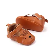 Pantofiori maro pentru fetite - soricel chbh2227-va2