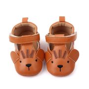 Pantofiori maro pentru fetite - soricel chbh2227-va2
