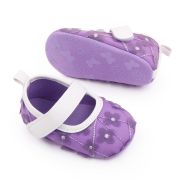 Pantofiori mov cu floricele pentru fetite chd2668-2-va2