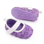 Pantofiori mov cu floricele pentru fetite chd2668-2-va2