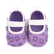 Pantofiori mov cu floricele pentru fetite chd2668-2-va2