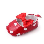 Pantofiori rosii cu inimioare si fundita chby2280-2-va3