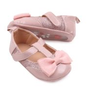 Pantofiori roz pudra din lac cu fundita - lola csbbw3094-3-va1