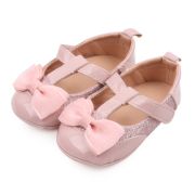 Pantofiori roz pudra din lac cu fundita - lola csbbw3094-3-va1