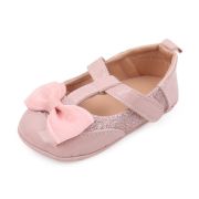 Pantofiori roz pudra din lac cu fundita - lola csbbw3094-3-va1