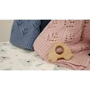 Paturica, Bocioland, Milano, Pentru copii, Moale, Din bambus si bumbac, Cu proprietati de termoreglare, Antialergica si antibacteriana, Dimensiune mare 80 x 100 cm, Pink BYNBOC0397