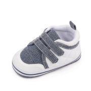 Adidasi pentru bebelusi, gri cu alb csbmh3005-3-va5