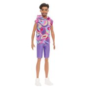 BARBIE PAPUSA BAIAT FASHIONISTAS BRUNET CU BARBA SI TRICOU CU GLUGA VIVMTDWK44_HRH26